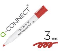Q-Connect Marker Red Whiteboard Punta Redonda 3.0 mm