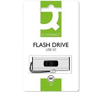 Q-Connect Memoria Usb Formato Retráctil Flash 3.0 64GB