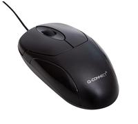 Raton q-connect optico 800 dpi usb 1,5 ghz negro - KF04368
