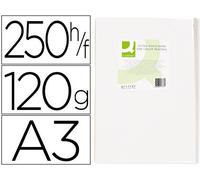 Papel fotocopiadora q-connect ultra white din a3 120 gramos paquete de 250 hojas - KF17789