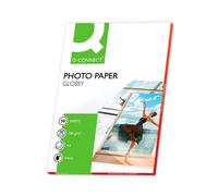Q-Connect Papel Fotográfico Glossy Din A4 Secado rápido -Para Ink-Jet Bolsa De 5