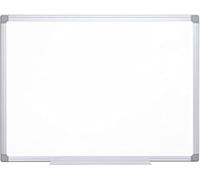 Q-Connect Pizarra Blanca Lacada Magnética Marco De Aluminio 120 x 90 Cm