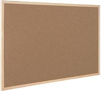 Q-Connect Pizarra Corcho Marco De Madera 40x30 Cm