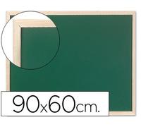 Q-CONNECT Pizarra verde KF03585 Marco de madera 90x60 cm sin repisa