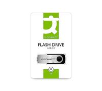 Q-connect QCONFD8GBEVO - Memoria USB (8 GB), Color Blanco
