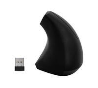 Raton q-connect optico inalambrico ergonomico vertical pilas aaa negro - KF10714