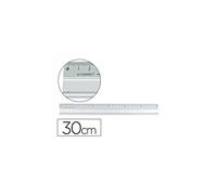 Regla q-connect metalica aluminio 30 cm - KF00286