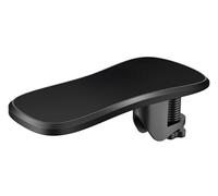 Q-Connect Reposabrazos/plástico/Montaje en Mesa/ergonómico/Duradero/Muy Ligero/Elimina la Fatiga/cómodo/Trabajo prolongado/28,9 x 13,5 x 10,5 / Color: Negro
