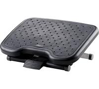 Q-Connect - Reposapiés Ajustable Premium Con Alfombrilla Caucho