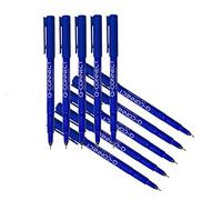Q-Connect Rotulador de punta fina de 0,4 mm, 10 unidades, color azul