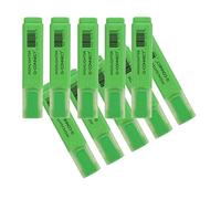 Q-connect Rotulador fluorescente verde punta biselada