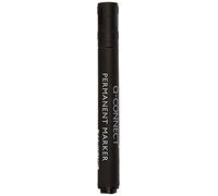 Q-Connect Rotulador Marcador Permanente Negro Punta Biselada 5.0 Mm