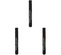 Q-Connect Rotulador Marcador Permanente Negro Punta Biselada 5.0 Mm (Paquete de 3)