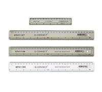 Q-Connect Ruler - Regla de 150 mm, transparente