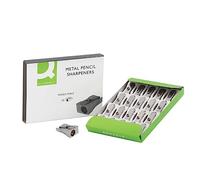 Sacapuntas Q-Connect de un solo uso con cuerpo de aluminio