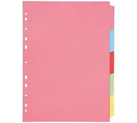 Q Connect - Separador de objetos multiperforado (5 piezas, A4, 5 unidades)