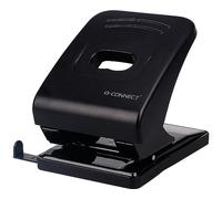 Q-Connect Taladrador KF01236 2 Taladros -Color Negro -Abertura 3,5 Mm Para 35 Hojas