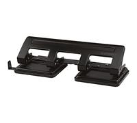 Q-Connect - Taladrador Kf01238 Negro 4 Taladros Abertura 1,6 Mm Capacidad 16 Hojas