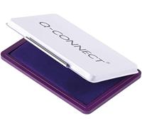 Q-Connect - Tampón de tinta de metal, color morado