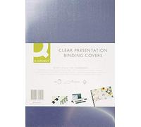 Q-Connect - Tapa De Encuadernación Pvc Din A4 Incolora 200 Mc Caja De 100 Unidades