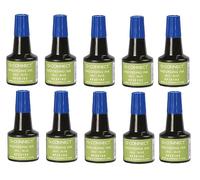 Tinta Tampon Q-Connect Azul Bote 28 Ml