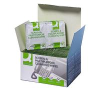 Q-Connect - Toallitas limpiadoras para pantalla y multiusos (100 unidades)