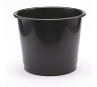 Q CONNECT WASTE BIN 15 LITRE BLACK