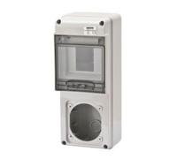 Gewiss 68 q-din - Cuadro distribución q-din 5 módulos 1 frontal base/s 16a ip65