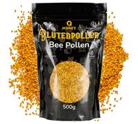 Q Honey - Polen de Abeja 100% Puro y Natural - Crudo, sin Azúcar, sin Pasteurizar - 500g - Producto Premium de Apicultura Tradicional, Calidad Garantizada