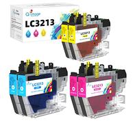 Q-image LC3213 LC3211 Cartuchos de Tinta Compatibles para Brother MFC-J491DW DCP-J572DW MFC-J497DW MFC-J890DW DCP-J772DW DCP-J774DW MFC-J895DW (6 Paquetes)