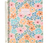 Q Kalon - Agenda Escolar 2026 2027 - Septiembre a Junio, Semana Vista, A5 (15x21 cm), 4 Idiomas: ESP, ING, FRA y ALE, Cierre de Espiral, Tapa Dura - Alba