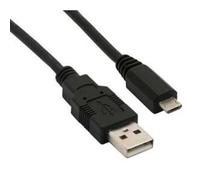 InLine 31710 - Cable USB (1 m, USB A, Micro-USB B, Male Connector/Male Connector, Negro)