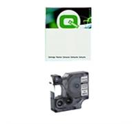 Q-Nomic 16959 (S0718060) cinta poliéster permanente negro sobre blanco 12mm