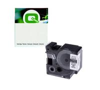 Q-Nomic 1734524 IND RHINO cinta nylon flexible negro sobre blanco 24mm