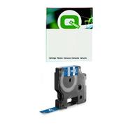 Q-Nomic 1805243 IND Rhino cinta vinilo blanco sobre azul 12 mm