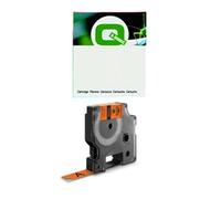 Q-Nomic 18436 (S0718500) IND Rhino cinta vinilo negro sobre naranja 19 mm