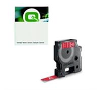 Q-Nomic 1978367 cinta vinilo negro sobre naranja 12mm