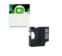 Q-Nomic 40910 (S0720670) cinta negro sobre transparente 9 mm x 7m