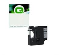 Q-Nomic 40913 (S0720680) cinta plástica negro sobre blanco 9mm