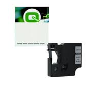 Q-Nomic 45021 (S0720610) cinta plástica blanco sobre negro 12mm