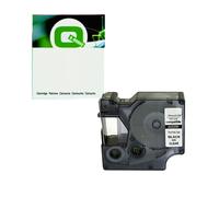 Q-Nomic 622290 IND RHINO poliéster texto negro sobre transpartente 19mm