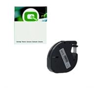 Q-Nomic 91200 (S0721510) cinta de papel negro sobre blanco 12mm