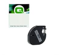 Q-Nomic 91201 (S0721610) cinta plástica negro sobre blanco 12mm