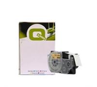 Q-Nomic Casio XR-18GD cinta negra sobre dorado 18 mm