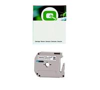 Q-Nomic M-K231SBZ Cinta No laminada Negro sobre blanco 12mmx4M