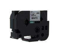 Q-Nomic TZe-252 cinta 24mm texto rojo sobre blanco (8M)