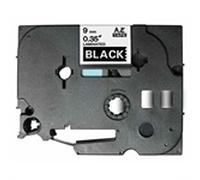 Q-Nomic TZe-325 cinta 9mm texto blanco sobre negro (8M)