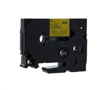 Q-Nomic TZe-611 cinta 6mm texto negro sobre amarillo (8M)