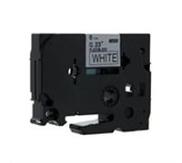 Q-Nomic TZe-FX211 cinta flexible 6mm texto negro sobre blanco (8M)