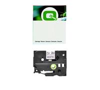 Q-Nomic TZe-N251 Cinta No laminado Negro sobre blanco 24mmx8M